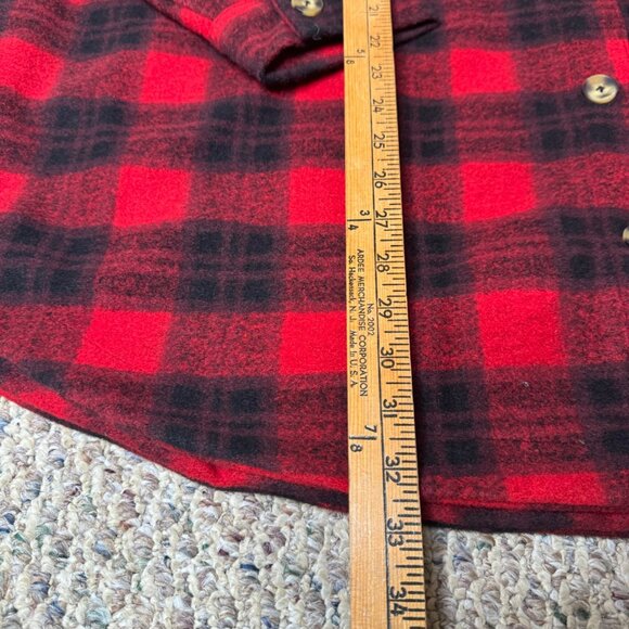 Terra & Sky womens Red and black Plaid Button-Up Shirt 4X - Picture 5 of 9